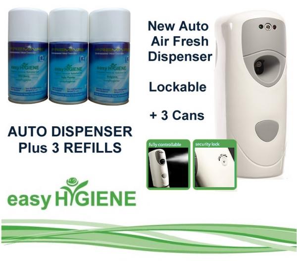 Automatic Air Freshener Dispenser 3 Cans Included wall mounted or hang 270ml 700461565253 eBay